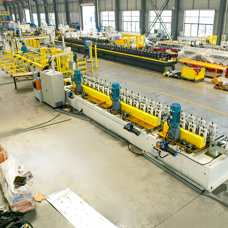 CU automatisk byte av rullformningsmaskin, kedjedrift, automatisk packning