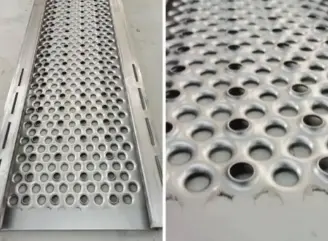 Ställning metalldäck rullformare: Inline anti-slip prägling och perforering